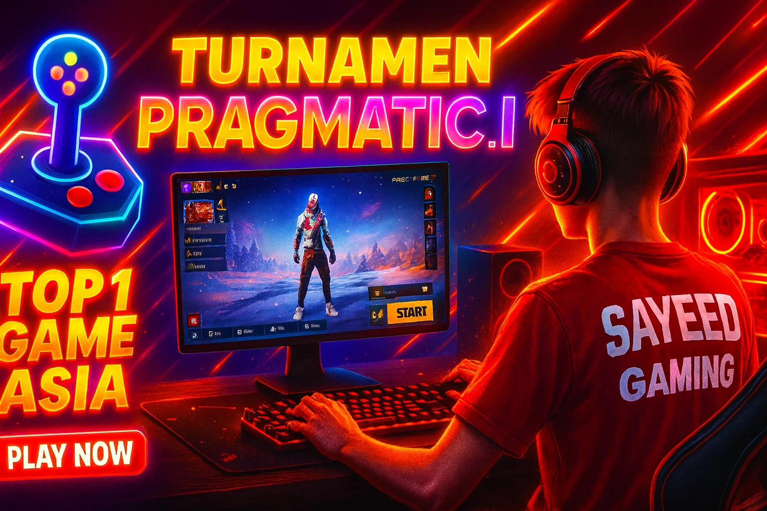 TurnamenPragmatic : Gamer Antusias Ikut Turnamen Pragmatic